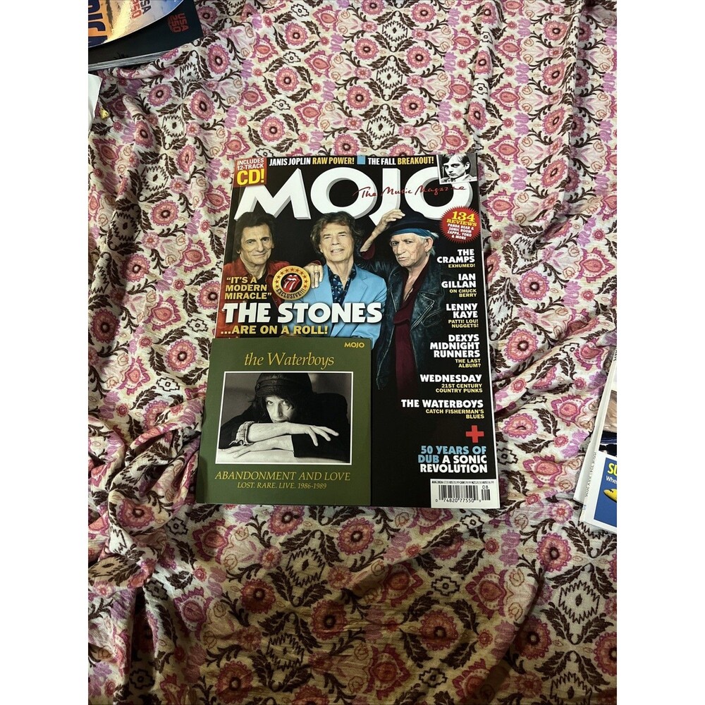 Mojo Magazine August 2026 Issue 393 The Rolling Stones the Waterboys Free CD